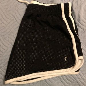 Zyia Black Mesh Shorts